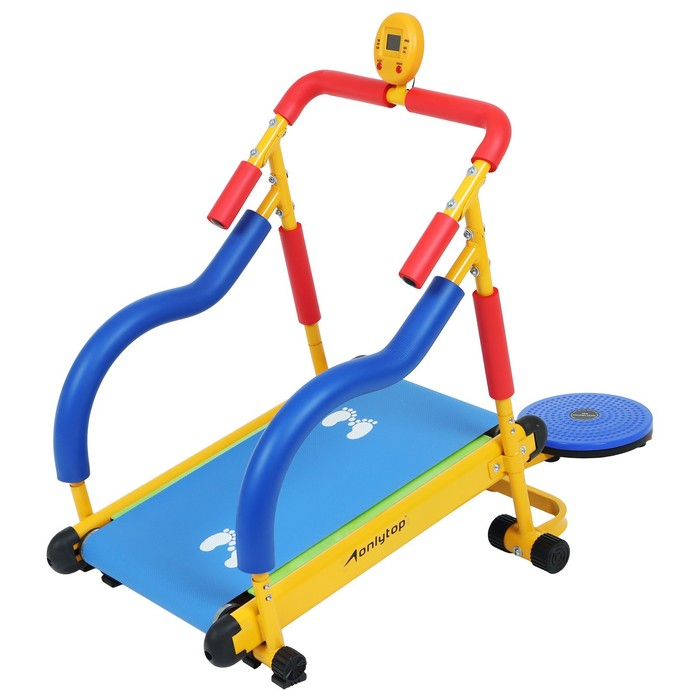 Беговая дорожка детская ONLYTOP + диск здоровья Беговая дорожка детская ONLYTOP + диск здоровья