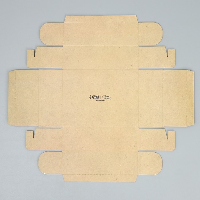 Коробка подарочная, упаковка, &laquo;Под крафт&raquo; 16.5 х 12.5 х 5 см