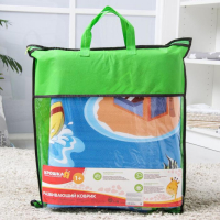 Игровой коврик для детей на фольгированной основе &laquo;Солнечный пляж&raquo;, размер 177х145x0,5 см, Крошка Я