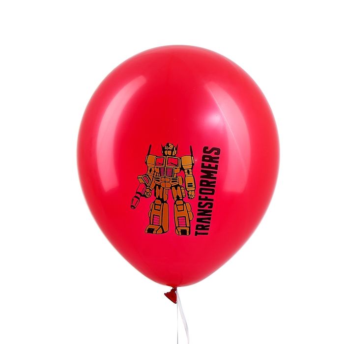 Шар латексный 12" &laquo;Трансформеры&raquo; цветной принт, набор 5 шт.