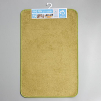 Коврик для дома Доляна &laquo;Нина&raquo;, 50&times;80 см, цвет зелёный