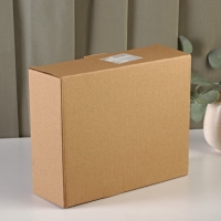 Салатник стеклянный фигурный &laquo;Ракушка&raquo;, 930 мл, 22,5&times;17,5&times;7 см