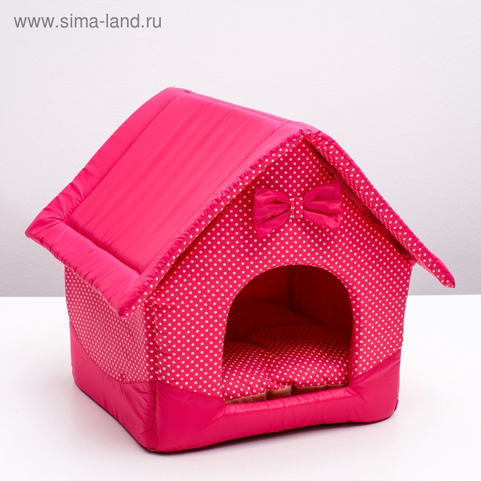 Домик Домик "Нежность", 34 х 32 х 37 см, розовый