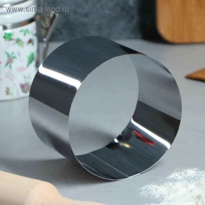 Форма для выпечки и выкладки &laquo;Круг&raquo;, d-10, h-6,5 см