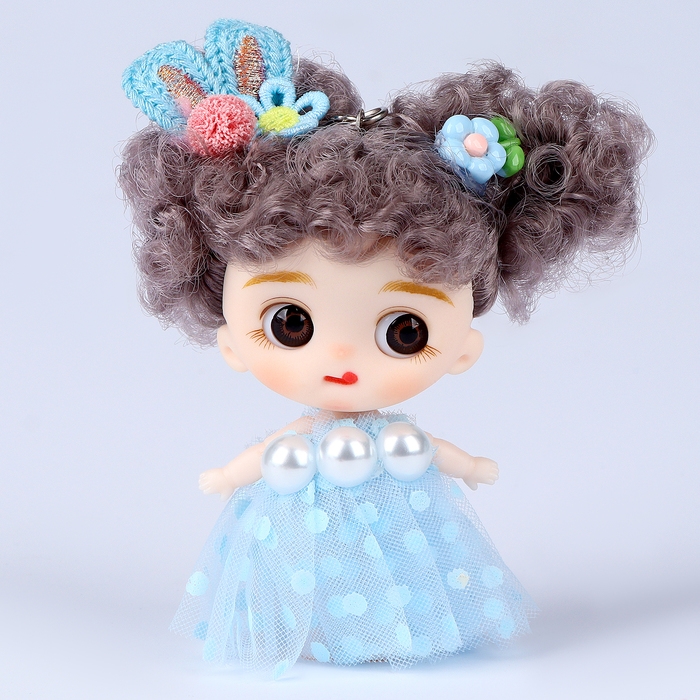 Брелок &laquo;Куколка&raquo; с двумя хвостиками, 9 см