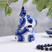 Сувенир &laquo;Слон циркач&raquo;, 13 см, гжель