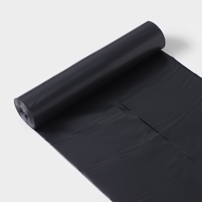Мешки для мусора Доляна Extra Strong, 120 л, 70&times;110 см, 80 мкм, ПВД, 10 шт в рулоне, цвет чёрный
