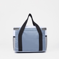 Термосумка на молнии, объём 10л, цвет серый Термосумка на молнии, объём 10л, цвет серый