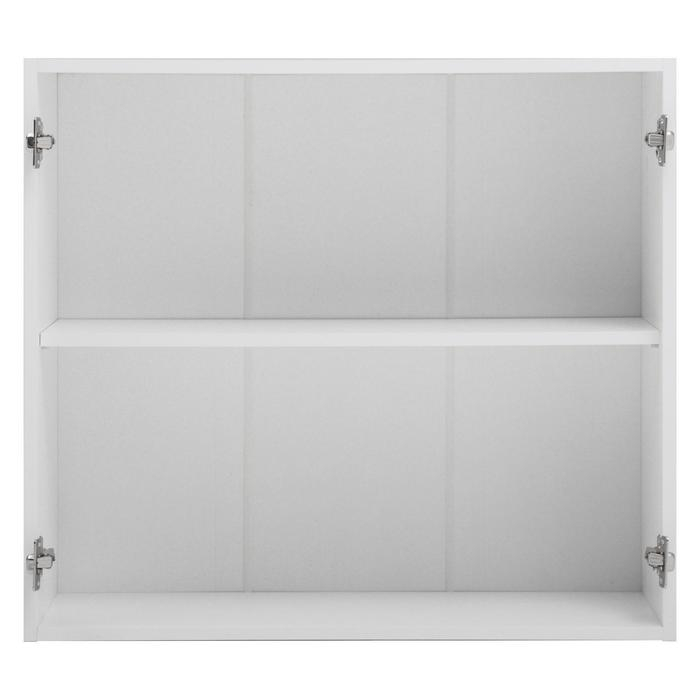 Шкаф навесной ШВ 800 Прованс, 800х300х720, МДФ, Белый/Белый