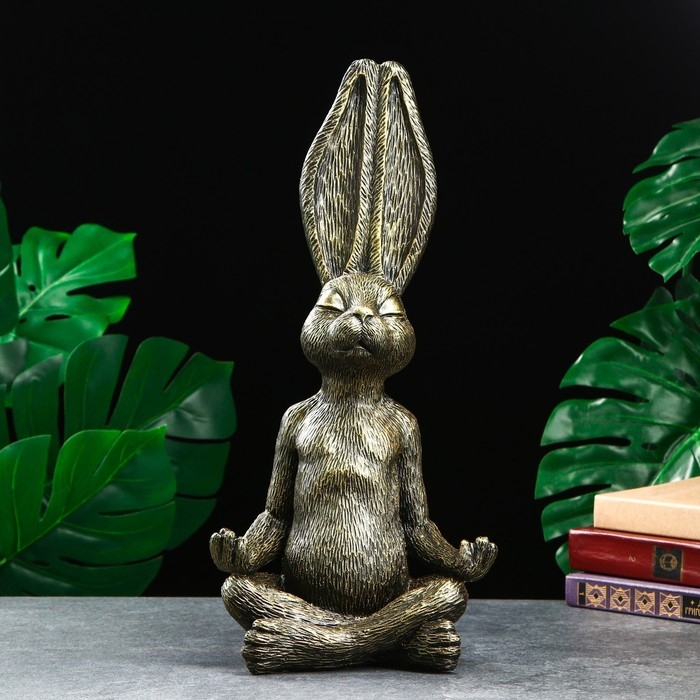 Фигура Фигура "Арчибальд Йог" 20х16х43см, золото