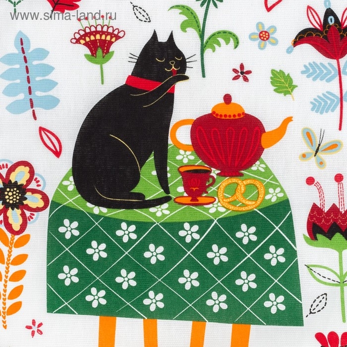 Полотенце кухонное &laquo;Кошечка&raquo; 35х60 см