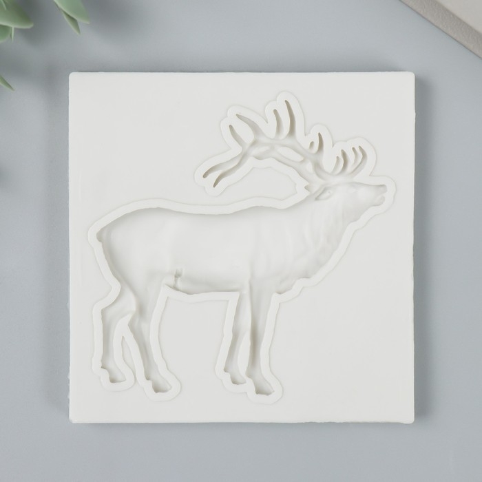 Молд силикон Молд силикон "Лесной олень" 0,7х8х7,8 см