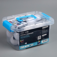 Умная гирлянда &laquo;Нить&raquo; 6 м с насадками &laquo;Шарики&raquo;, IP20, тёмная нить, 20 LED, свечение RGB, USB