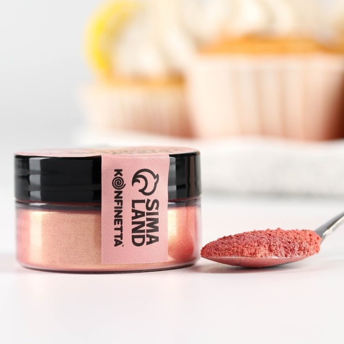 Глиттер кандурин «Розовый» для десертов и напитков, водорастворимый, 5 г. Глиттер кандурин «Розовый» для десертов и напитков, водорастворимый, 5 г.