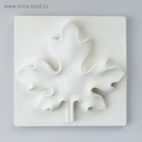 Гипсовая фигура Орнамент: Лист Клёна, 27 х 27 х 6 см Гипсовая фигура Орнамент: Лист Клёна, 27 х 27 х 6 см
