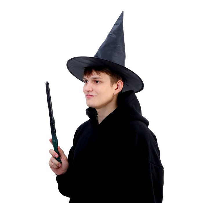 Набор для магии «Юный волшебник» (головной убор + палочка) Набор для магии «Юный волшебник» (головной убор + палочка)