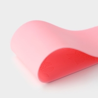 Коврик для айсинга Доляна «Розы», силикон, 37,5×8×0,1 см, цвет розовый Коврик для айсинга Доляна «Розы», силикон, 37,5×8×0,1 см, цвет розовый