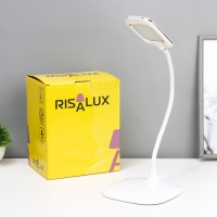 Настольная лампа сенсорная "Кенди" LED 5Вт USB АКБ белый 16,5х30х33 см RISALUX Настольная лампа сенсорная "Кенди" LED 5Вт USB АКБ белый 16,5х30х33 см RISALUX