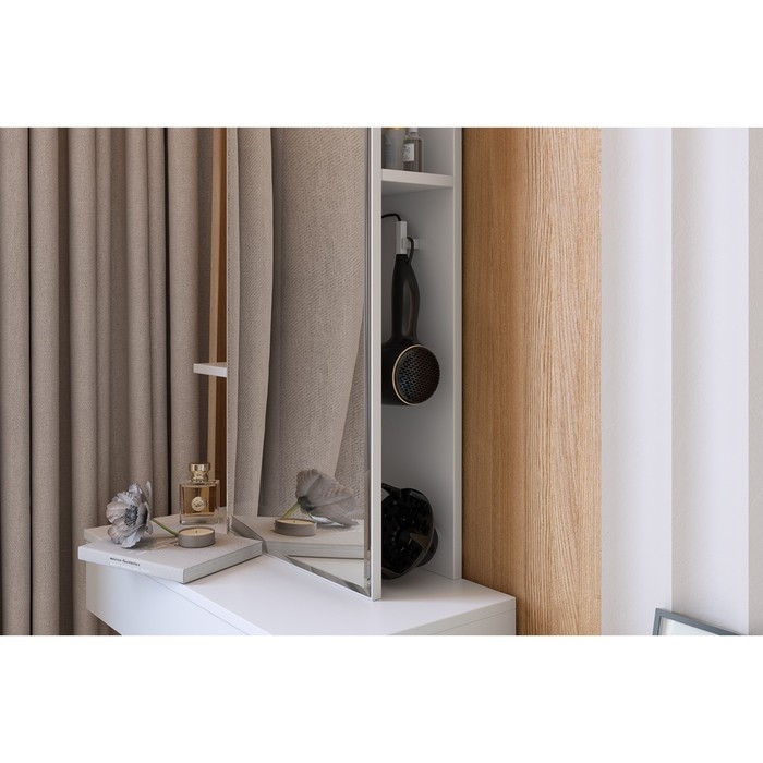 Трюмо Мария, 706x330x1116, Белый Трюмо Мария, 706x330x1116, Белый