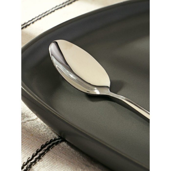 Ложка чайная из нержавеющей стали Magistro &laquo;Блинк&raquo;, длина 14,5 см, цвет серебряный