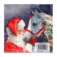 Новогодние салфетки бумажные Home Collection &laquo;Верный друг&raquo;, 3 слоя, 33х33 см, 20 шт