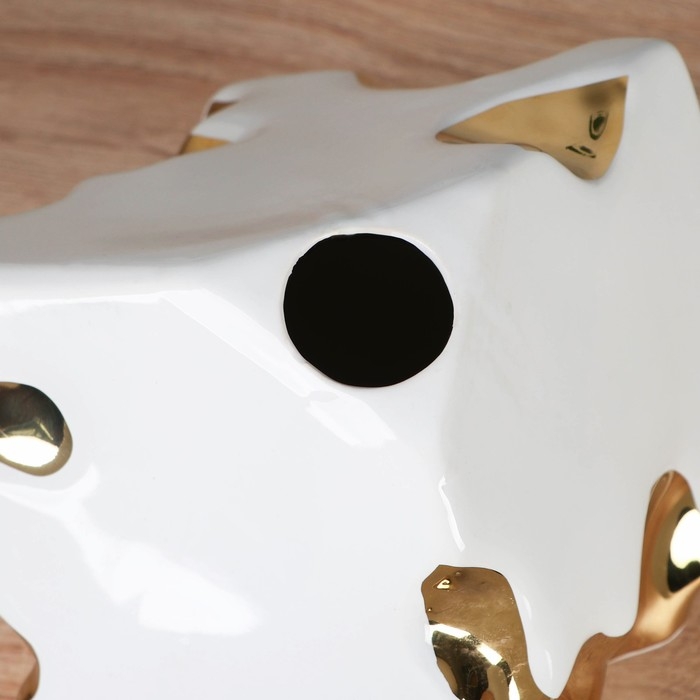 Ваза керамика настольная Ваза керамика настольная "Денвер" перевёртыш, 17 см, белый