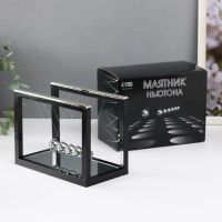 Маятник "Шары техно" МИКС, прямоугольник, 12х15х8,5 см