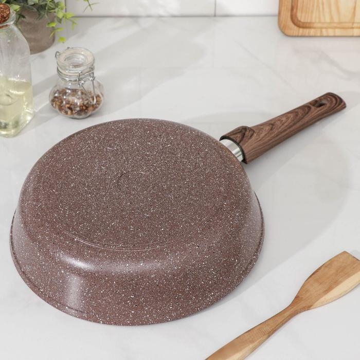 Сковорода Доляна «Брауни», d=26 см, съёмная ручка, антипригарное покрытие, индукция Сковорода Доляна «Брауни», d=26 см, съёмная ручка, антипригарное покрытие, индукция