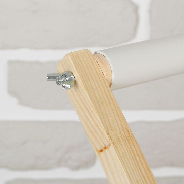 Пяльцы-рамка для вышивания, 30 &times; 30 см, с подставкой, цвет светлое дерево