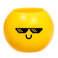 Набор для опытов, для детей «Выращиваем травку», растение в горшочке - эмодзи «Крутой» Набор для опытов, для детей «Выращиваем травку», растение в горшочке - эмодзи «Крутой»