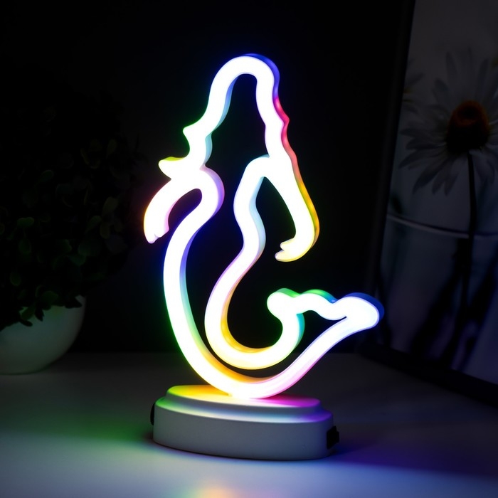 Ночник "Русалка" LED USB 13х5.4х24 см RISALUX