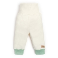 Костюм детский (свитшот, брюки) MINAKU, цвет зелёный/экрю, рост 68-74 см