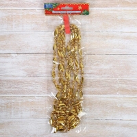 Бусы на ёлку 2,7 м "Бочонки и волна" микс Бусы на ёлку 2,7 м "Бочонки и волна" микс