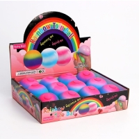 Мялка &laquo;Шар&raquo; с пастой, цвета МИКС