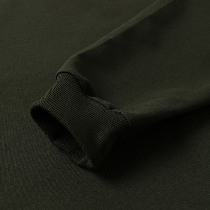 Свитшот мужской, цвет хаки, размер 52