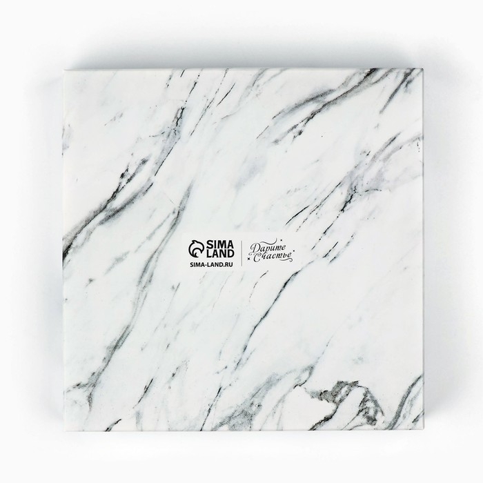 Коробка для кондитерских изделий «Мрамор», 15 х 15 х 20 см Коробка для кондитерских изделий «Мрамор», 15 х 15 х 20 см