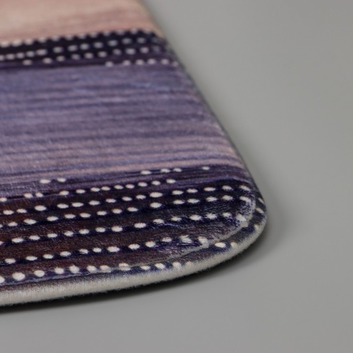 Набор ковриков для ванной и туалета Доляна &laquo;Саванна&raquo;, 2 шт: 50&times;80, 40&times;50 см