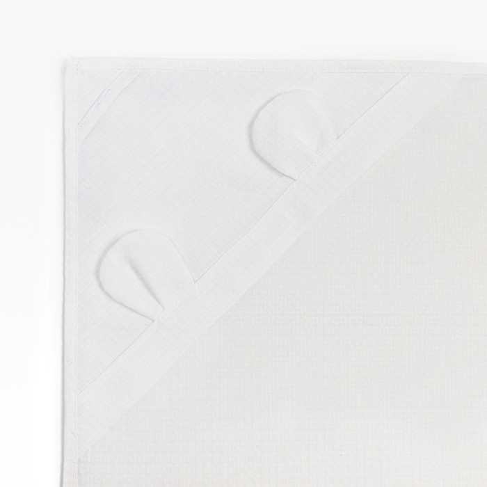 Детский вафельный уголок Экономь и Я 90х90 см, белый, 100% хлопок, 200 г/м2 Детский вафельный уголок Экономь и Я 90х90 см, белый, 100% хлопок, 200 г/м2