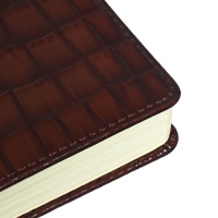 Ежедневник датированный 2024 A5 176 листов, deVENTE.Belcanto, твёрдая обложка из искусственной кожи с поролоном, ляссе, кремовый блок 70 г/м2, коричневый Ежедневник датированный 2024 A5 176 листов, deVENTE.Belcanto, твёрдая обложка из искусственной кожи с поролоном, ляссе, кремовый блок 70 г/м2, коричневый