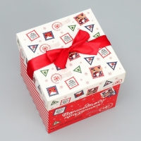 Коробка подарочная новогодняя складная &laquo;Волшебного праздника&raquo;, 15 х 15 х 15 см, Новый год