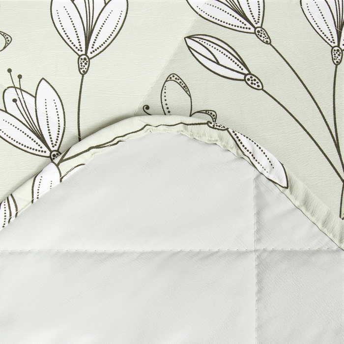 Покрывало LoveLife евро Tulips 200*230&plusmn;5 см, жатка, 100% п/э