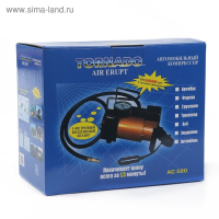 Компрессор автомобильный Торнадо АС-580м, 14 А, 30 л/мин, 12 В, 7 Атм/100 PSI Компрессор автомобильный Торнадо АС-580м, 14 А, 30 л/мин, 12 В, 7 Атм/100 PSI