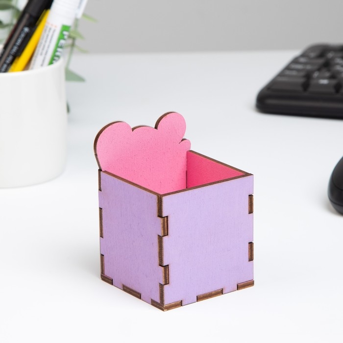 Карандашница Карандашница "Верь в чудо!" кот, 6х6х10 см