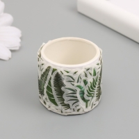 Наклейка бумага "Тропические листы" d=3 см 100 шт в рулоне 3,5х3,5 см Наклейка бумага "Тропические листы" d=3 см 100 шт в рулоне 3,5х3,5 см