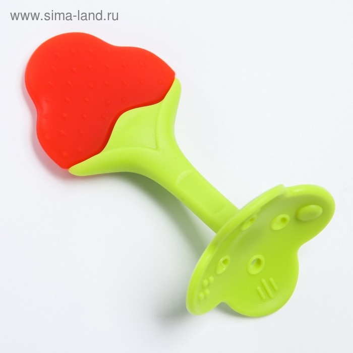 Прорезыватель силиконовый «Клубничка», на ножке, Крошка Я Прорезыватель силиконовый «Клубничка», на ножке, Крошка Я