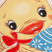 Полотенце Доляна "Пасхальный цыплёнок" 35х60 см, 100% хл, рогожка 164 г/м2