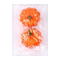 Фигурка для поделок и декора &laquo;Тыква&raquo;, набор 2 шт., размер 1 шт. &mdash; 7 &times; 7 &times; 7,5 см, цвет оранжевый