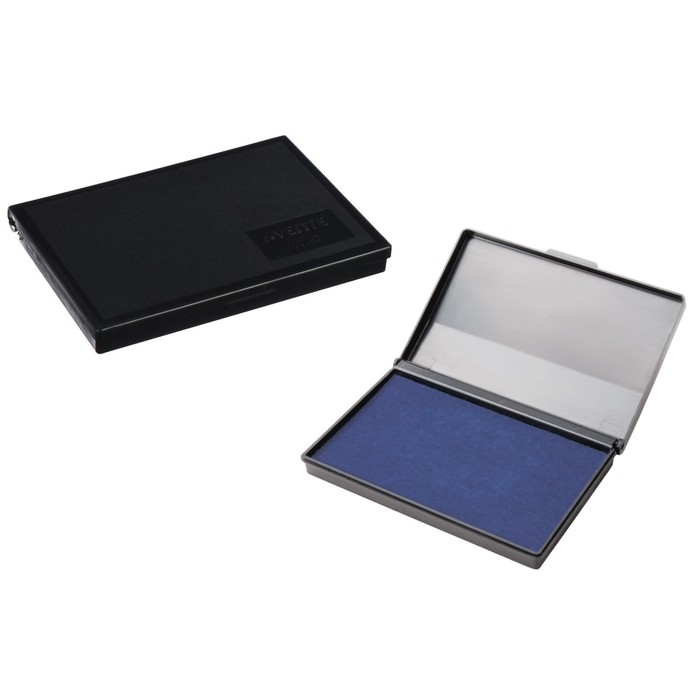 Настольная штемпельная подушка, 110 х 70 мм, Attomex, синяя Настольная штемпельная подушка, 110 х 70 мм, Attomex, синяя