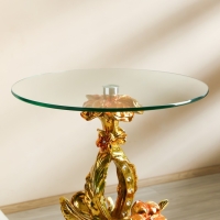 Стол декоративный "Цветник" золото 45х45х82 см Стол декоративный "Цветник" золото 45х45х82 см