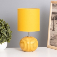 Лампа настольная "Киара" 1х40Вт Е14 горчичный 13х13х25см Лампа настольная "Киара" 1х40Вт Е14 горчичный 13х13х25см
